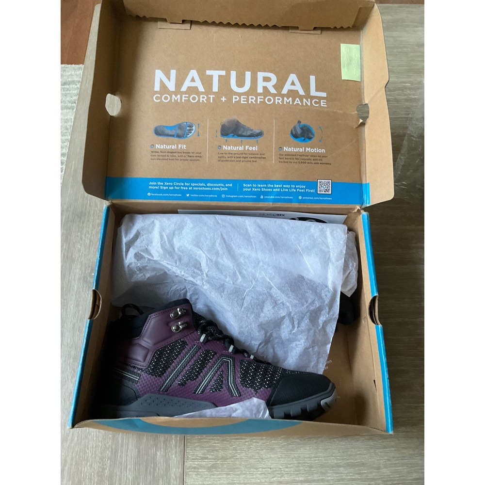 Xero Shoes Xcursion Fusion Womens Waterproof Trail Hiking Boots Fig Size 8.5 Nwt - Picture 6 of 10